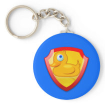 Shiny Defender Duck Key Chains