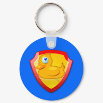 Shiny Defender Duck keychains