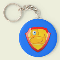 Shiny Defender Duck keychains