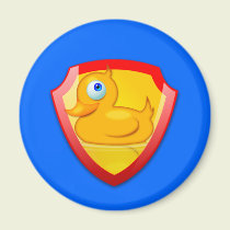 Shiny Defender Duck magnets