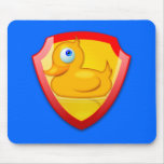 Shiny Defender Duck Mouse Pads