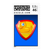 Shiny Defender Duck Postage Stamp