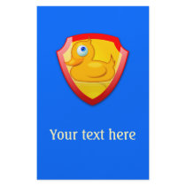 Shiny Defender Duck Customized Stationery