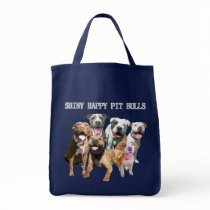 Shiny Happy Pit Bulls Bag