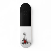 Shiny Heart, Leaves & Flowers - Original Skateboards