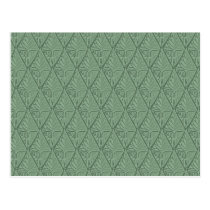 Shiny Leaf Pattern Postcards