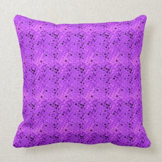Shiny Metallic Girly Purple Diamond Sissy Sassy Pillows
