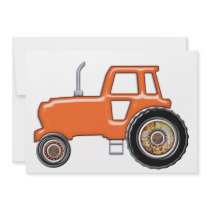 Shiny Orange Tractor Custom Announcements