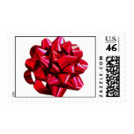 Shiny Red Bow Postage