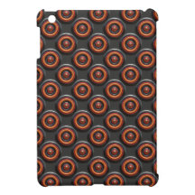 Shiny Red Buttons on Black Ipad case iPad Mini Cover