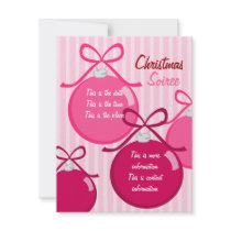 Shiny Spiffy Ornamants invitations