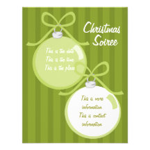 Shiny Spiffy Ornamants Invitation