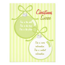 Shiny Spiffy Ornamants Invitations