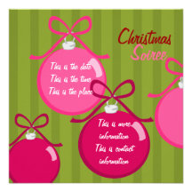 Shiny Spiffy Ornamants Personalized Announcement