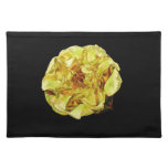 Shiny Yellow Rose Place Mats