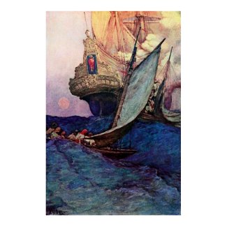 Ship Approach print