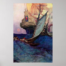 Ship Approach Posters