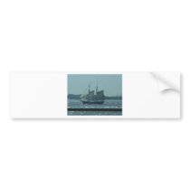 Ship Boat Sailing Vessel Art CricketDiane Bumper Sticker