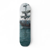 Ship Boat Sailing Water Pier skateboards by lifesphere Ship Boat Sailing Water Pier skateboards