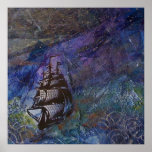 Ship Collage Poster
