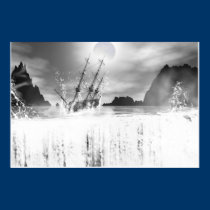 Ship Fighting The Falls posters