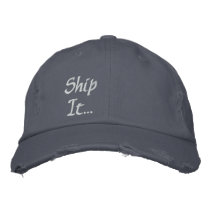 Ship It...Fold embroidered hats by luv2mambo Ship It...Fold embroidered hats