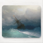 Ship on Stormy Seas Ivan Aivazovsky seascape storm Mousepads