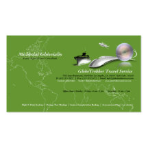 Ship Plane Train Travel Agency Business Card