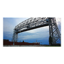 Ship under the Lift Bridge Photo Cards