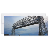Ship under the Lift Bridge Custom Rack Card