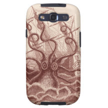ship vs. octopus galaxy s3 cover