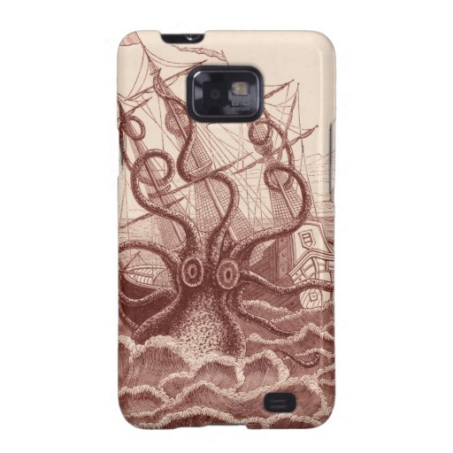 ship vs. octopus samsung galaxy s case