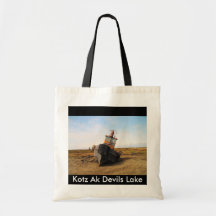SHIP WRECK in kotz ak Canvas Bags