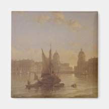 Shipping on the Thames at Greenwich Magnet