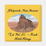 Shiprock, NM Square Magnet