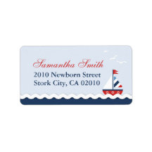 Ships Ahoy! Address Label