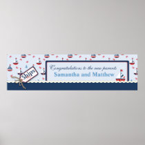 Ships Ahoy! Banner 2 Print