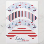 Ships Ahoy! Cupcake Wrappers Flyer