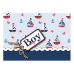 Ships Ahoy! Gift Tag Business Card Template
