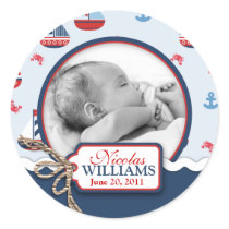 Ships Ahoy! Photo Sticker