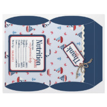 Ships Ahoy! Puff Box Template Flyer