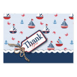 Ships Ahoy! TY Gift Tag Business Card Template