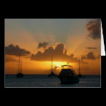 Ships and Sunset Card
