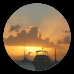 Ships and Sunset Sticker