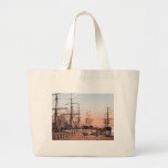 Ships at the Wharves at San Francisco circa 1900 Tote Bag