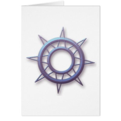 Ship's Compass Wheel Card by blarneybin