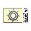 Ship's Compass Wheel postage