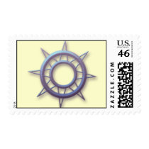 Ship's Compass Wheel postage by blarneybin Ship's Compass Wheel postage