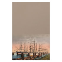 Ships in Hamburg Harbour, Germany Stationery Design