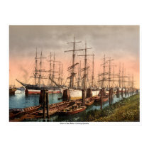Ships in the Harbor, Hamburg, Germany posters